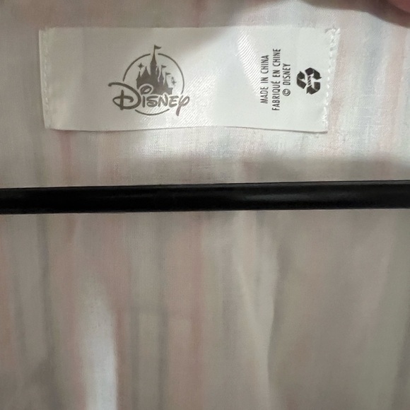 Disney Mickey & Friends Striped Cotton Button Down Tank Dress Women's M (8) - Picture 4 of 7